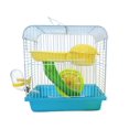 thumbnail image 1 of Hámster enano de viaje pequeño Animal Cage YML, azul, 1 of 1