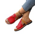 thumbnail image 6 of Summer Slippers for Women Arch Support Open Toe Slip On Flat Slides Sandals Summer Casual Women Beach Fashion Slippers Lazy Shoes, 6 of 7