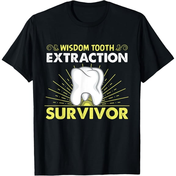 Wisdom Tooth Extraction Dental Assistant Shirt Dentist T-Shirt men and women can wear, black, white, gifts