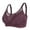 Wine, variant on jsaierl Bras for Women Plus Size Push Up T-shirt Bras Seamless Sexy Bralettes Stretch Everyday Full Figure Bras