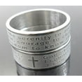 thumbnail image 2 of Serenity Prayer Rings - Christian Cross / Sobriety - God Grant Me the Serenity.., 2 of 3
