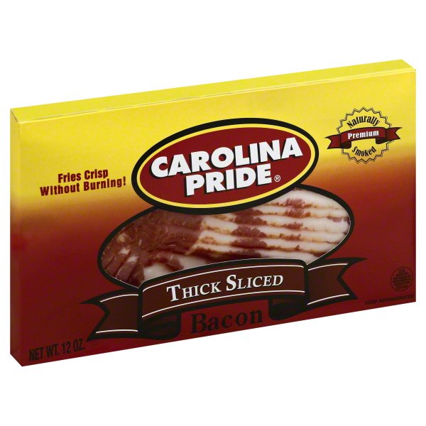 Carolina Pride Thick Sliced Bacon, 12 Oz.
