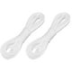 thumbnail image 1 of Uxcell 2 Pcs Cuerda de Cuero de Ante Falsa, Cuerda Plana Fina de 2.6mm x 5.5 Yardas para Manualidades de Joyería, Collar, Pulsera, DIY, Hecho a Mano, Blanco, 1 of 7
