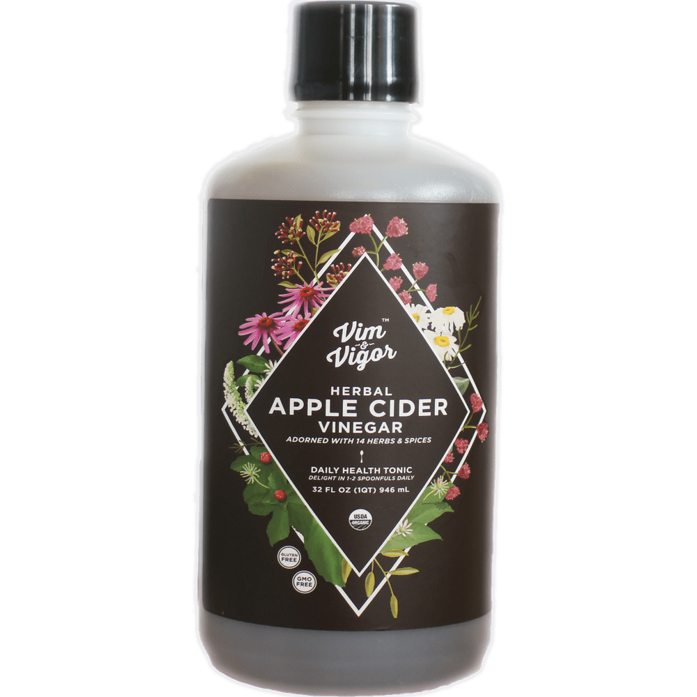 Vim & Vigor Daily Health Tonic, Apple Cider Vinegar with Herbs & Spices