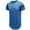 Blue, variant on Diufon Mens Hipster T Shirt Summer Casual Short Sleeve Crewneck Tops Solid Color Muscle Gym Workout Tees