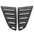 thumbnail image 2 of Side Window Louver Side Vent Window Scoop Louver Window Louver Cover Vehicle Accessory 2pcs Auto Black Side Window Louver Windshield Sun Shade Cover Fit For   2015-2020, 2 of 8