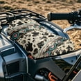 thumbnail image 3 of Uorisanigo ATV Seat Cover Non-Slip Aztec Cow Print 4-Wheeler Seat Cushion Cover for Polaris Sportsman 570 450 850, Polaris Scrambler 400 500 850 1000, Honda Rancher 420 ATV Accessories, 3 of 7