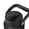 thumbnail image 5 of Swiss Tech 64oz Krug Stainless Steel Water Bottle Jug with Chug Cap and Silicone Boot, Black, 5 of 9