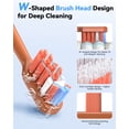 thumbnail image 5 of JTF Sonic Electric Toothbrush with UV & Drying: 5 Customized Modes for Effective Yet Gentle Cleaning –with 8 Brush Heads, Rinse Cup, Wireless Charging Base, Rechargeable for Daily Care, Home & Travel, 5 of 10