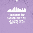 thumbnail image 4 of Inktastic Kansas City Missouri Loves Me Skyline Boys or Girls Baby Bodysuit, 4 of 5