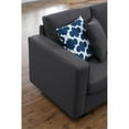 thumbnail image 2 of Pemberly Row Seven Seat Reversible Fabric Sectional Sofa with Ottoman-Dark Gray, 2 of 14