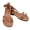 Brown, variant on Comfortable Summer Sandals Strappy Tie Up for Women Open Toe Flat with Ankle Wrap Perfect for Casual Dressy Beach Vacation Walking Cute Shoes