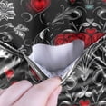 thumbnail image 5 of joogoo Valentines Hearts Flower Pattern Men's Cycling Jerseys Mountain Bike Short Sleeve Tops L, 5 of 7