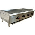 thumbnail image 2 of Elite Kitchen 48-Inch 4 Burner Stainless Radiant Broiler, Gas Charbroiler Countertop Stainless Steel Grill, NSF, 2 of 12