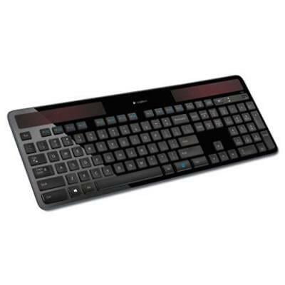 Logitech K750 Wireless Solar Keyboard, 2.4 GHz/30 ft,