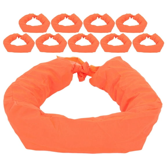 Masteelf 10pcs Traffic Cone Weighted Bags Reflective Safety Cone Sandbags Road Work Cone Weight Bags