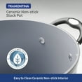 thumbnail image 5 of Tramontina 12 Qt Style Gray CR Covered Stock Pot, 5 of 6