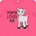 thumbnail image 4 of Inktastic Mama Loves Me- cute goat Youth T-Shirt, 4 of 5
