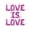 Pink, variant on Letter Balloons - LOVE IS LOVE 16" Inch Alphabet Letters Foil Mylar Balloon Pride Day Party Banner (Silver)