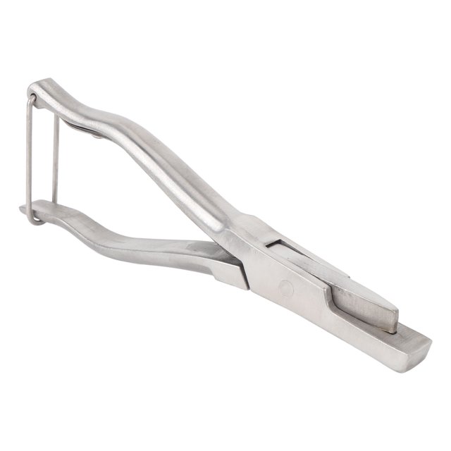 Animal Ear Tag Pliers, Animal Ear Notcher Wear Resistant Reduce Hand Fatigue Non Slip Neatly Notched Marking Efficient with Buckle for Livestock for Farm