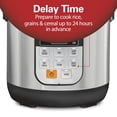 thumbnail image 4 of Hamilton Beach Digital Programmable Rice Cooker & Food Steamer, with Slow Hard-Boiled Egg Functions, Egg/Steam Tray, Small & Compact, 6 Cups Cooked (, 4 of 9