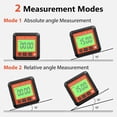 thumbnail image 4 of Digital Angle Finder Magnetic Angle Gauge Lcd Level Tool Protractor Inclinometer, 4 of 6