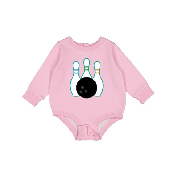 Inktastic Bowling Team Bowler Baby Fleece Bodysuit