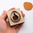 thumbnail image 3 of Rongfmy Sac à Cartes à Découper avec Règle en Lame d'Acier, Portefeuille, Modèle en Cuir, Outil à Main, 3 of 8