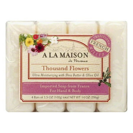 A La Maison Soap, Thousand Flowers, Value Pack