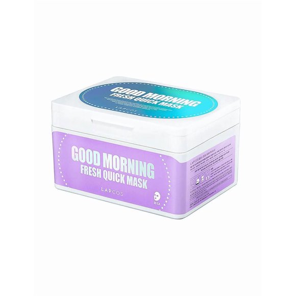 Set de 30 Mascarillas Faciales Mañaneras Lapcos con Extracto de Aloe Vera y Hamamelis