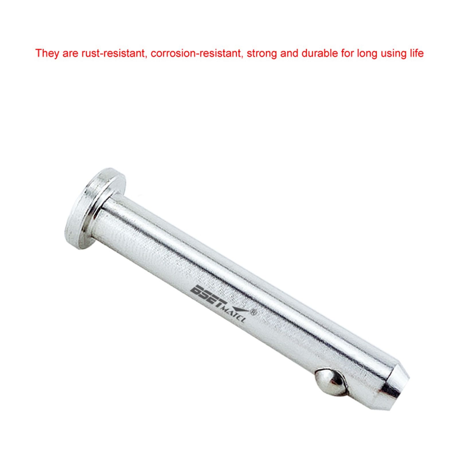 4PCS 4.8mm Stainless Steel Dowel Pin Flat Head Cylindrical Pin Positioning Pins Quick Release Ball Pin Retainer Farm Lawn Garden