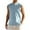 Light Blue, variant on Turilly Men's Fashion Summer Stand Collar Button Leisure Sleeveless Tops