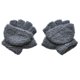 thumbnail image 1 of Guantes de punto Guantes de terciopelo coralino Manoplas mullidas sin dedos para niños con tapa abatible, 1 of 5