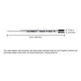 thumbnail image 4 of Schmidt P900 Parker Style Ballpoint Pen Refill - Black, Broad Point 1.0mm, 2 Pack (SC58141), 4 of 4