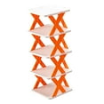 thumbnail image 4 of Foldable Shoe Rack Shoe Organizer Multi-Tier Rack Shoe Rack Shoe Rack for Living Orange 5Layer 66cm, 4 of 9