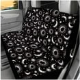 thumbnail image 3 of Yuyamidu Sun and Moon Car Seat Cover Full Set of 14 Auto Steering Wheel Cover Headrest Covers Seat Belt Strap Pads Cup Coasters Armrest Cover Pad Keychain, Black, 3 of 7