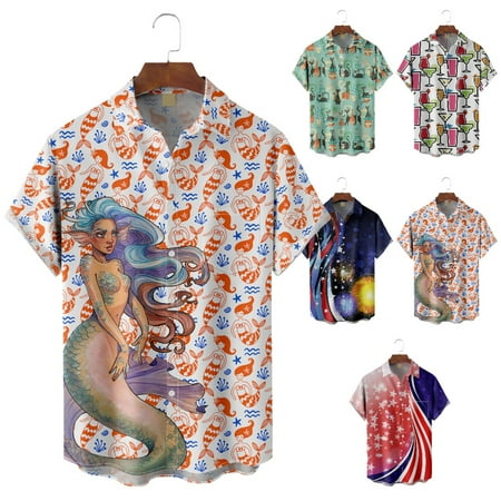 

Men s and Big Men s Button Down Short Sleeve Polo Shirts Front-Pocket Breathable Clothing for Men