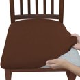thumbnail image 2 of Elastic Removable Chair Cover, Washable Dining Chair Dust Cover, Stretch Seat Protector for Kitchen Dining Room Party Chair Decor Coffee, 2 of 6