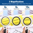 thumbnail image 2 of Magnifying Glass with 30 LED Lights, Handheld Magnifying Glass, Detachable Combined Dual Lens 3 Color Light Modes Magnifier for Seniors Reading Small Prints, Books, Map, Coins, 2 of 7