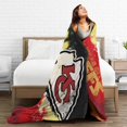 thumbnail image 4 of Manta de microfibra ultra suave de los Kansas City Chiefs, manta de microfibra de lujo para todas las estaciones, manta cálida para ropa de cama, sofá y viajes, 4 of 5