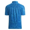 thumbnail image 2 of Damipow Mens Golf Shirt Short Sleeve Printed Performance Moisture Wicking Dry Fit Polo Shirts for Men, 2 of 5