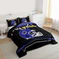 thumbnail image 3 of Castle Fairy Football Print 3 Pieces Queen Comforter Set for Kids Children Teens,Sport Theme Ultra Soft Bedding Sets,Ball Gamer Bedding Comforter Set Breathable,Ultra Soft Home Decor,Reversible, 3 of 8