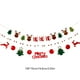 thumbnail image 3 of Uuiauoio Christmas Banner Garland , Festive Hanging Decor Set with Tree Star Ornament Designs, Holiday Party Decoration for Window Mantle Fireplace Wall Display, String Banner for Home Decor, 3 of 7