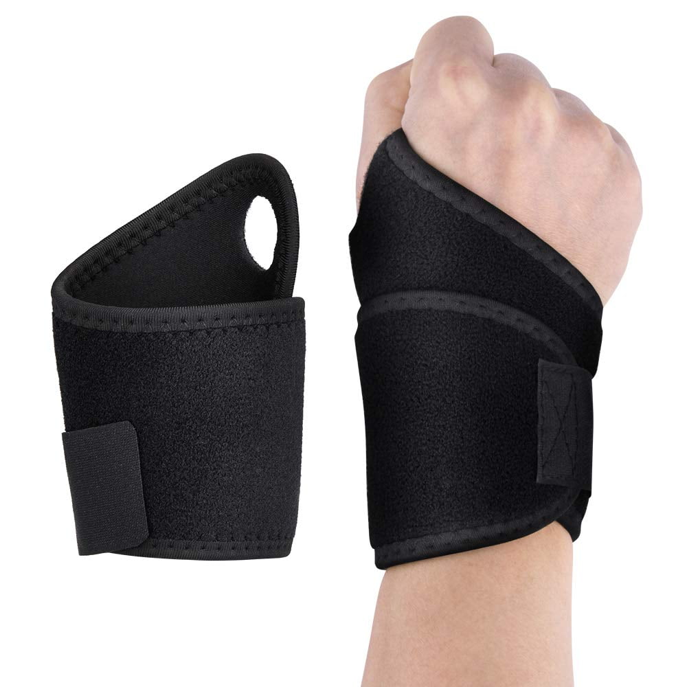 XN8 Wrist Brace Supports Elastic Arthritis Sprain Pain Compression Sleeve Splint 
