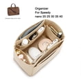 thumbnail image 5 of Organizador de bolsos con inserto para Speedy Nano 20, 25, 30, 35 y 40, bolso de fieltro para mujer, organizador de bolsos, bolso de mano, 5 of 5