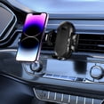 thumbnail image 1 of Soporte para teléfono de coche giratorio de 360 grados | Soporte de tablero y parabrisas con ventosa | Abrazadera ajustable universal | Fuerte estabilidad triangular | Se adapta a teléfonos de 2-3.4, 1 of 4