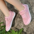 thumbnail image 6 of Gexuosn Toddler Shoes Wide Toe Box Walking Shoes Barefoot Sneakers Breathable Lightweight Kids Shoes,Pink, 6 of 6