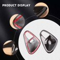 thumbnail image 5 of Adhesivo Embellecedor Cubierta de Cuenco de Manija de la Puerta Interior de Coche para Mercedes Benz Smart 451 Fortwo 2010-2014 Accesorios, Fibra de Carbono, 5 of 5