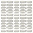 thumbnail image 2 of 50pcs Snap Comb  Clips Set, Stainless Steel DIY Hair Extension Accessory, 8 Teeth, 1.1in, Portable Design, Secure  Fixation for Home, Hair Salon, 2 of 8
