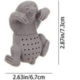 thumbnail image 2 of Tea Cup Strainer Silicone Tree Sloth Tea Strainer Animal Shaped Tea Leaves Holder for Tea Lovers, 2 of 4